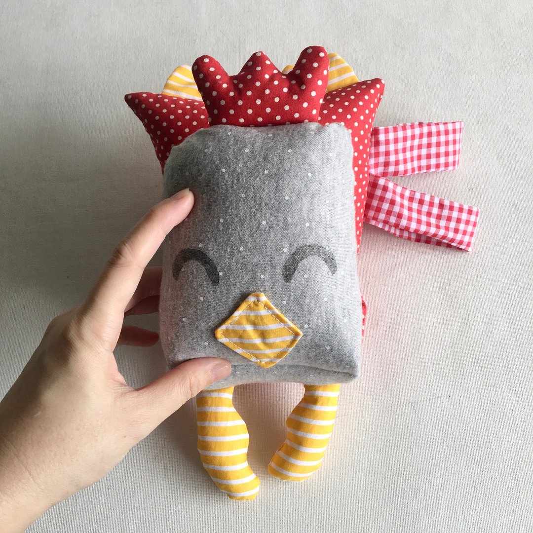Homycat chickie chicky bolster junior (red.foldable) - 玩具/玩偶 - 其他材质 