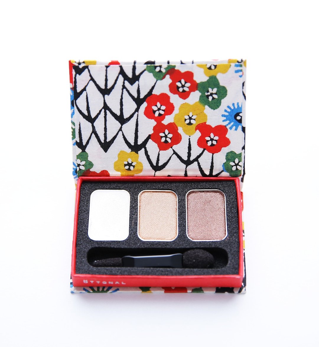 Kyoto Paper Box Eye Shadow "Chiyogami" - 彩妆刷具/镜子/梳子 - 纸 红色