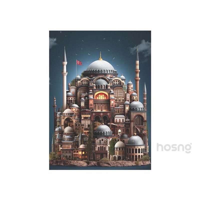 伊斯坦堡圣索菲亚∕AI城市系列_拼图_1000片 - 拼图 - 纸 