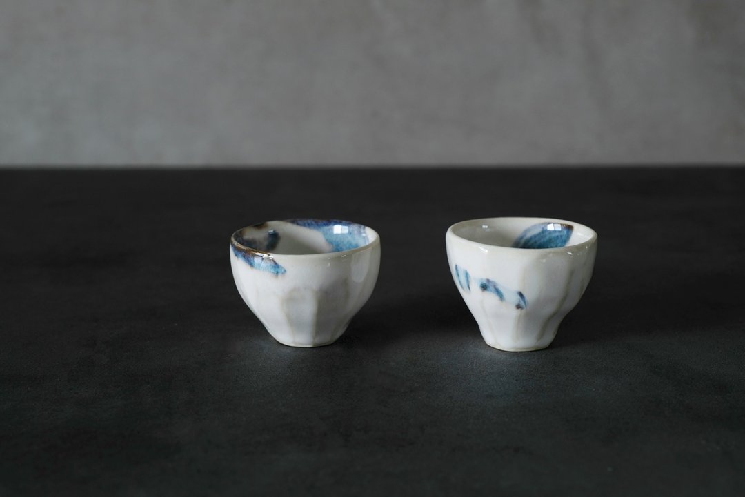 青抹_茶杯组_2入 - 茶具/茶杯 - 瓷 白色