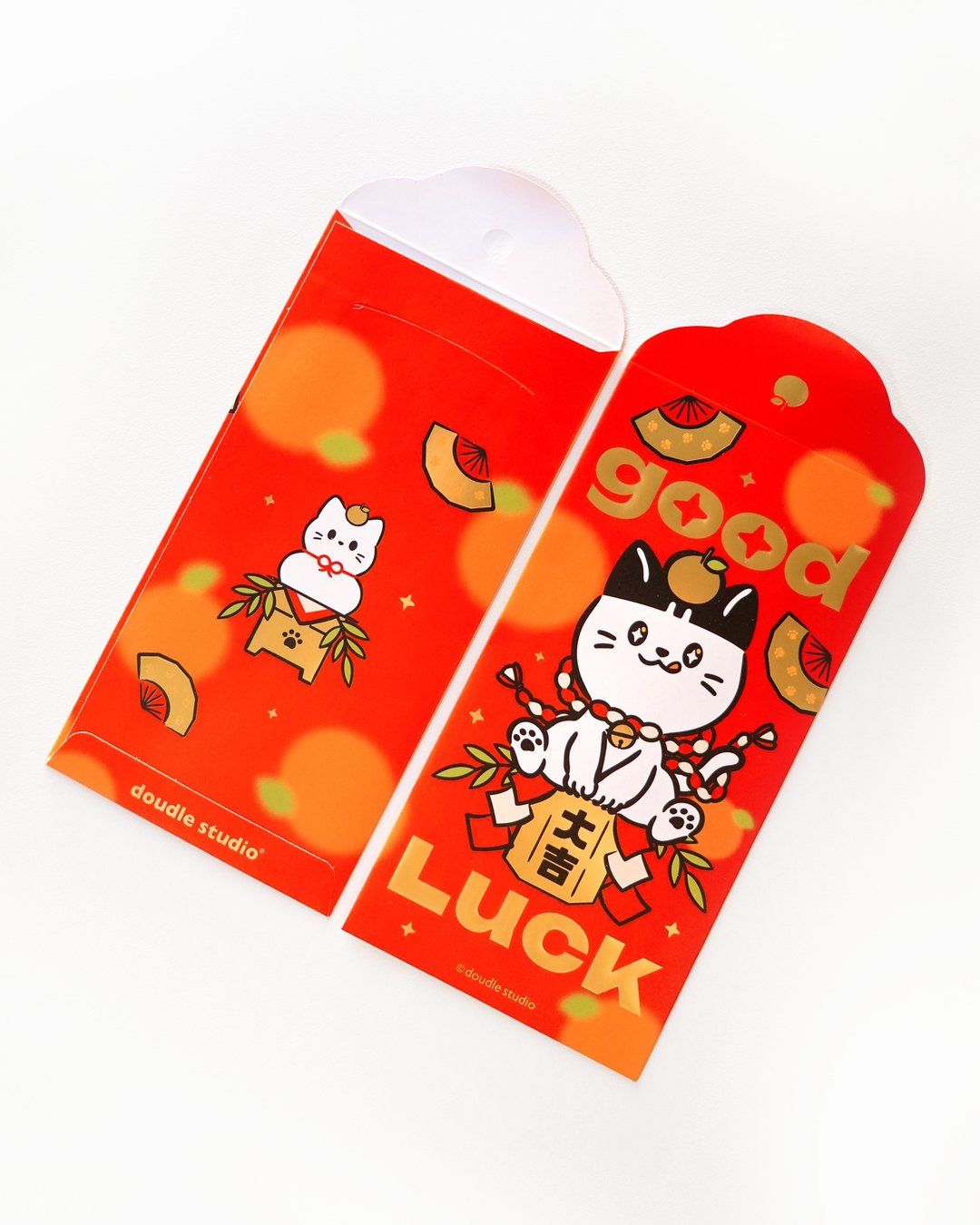 烫金春联挥春 - 大吉喵喵款 - 红包/春联 - 纸 红色
