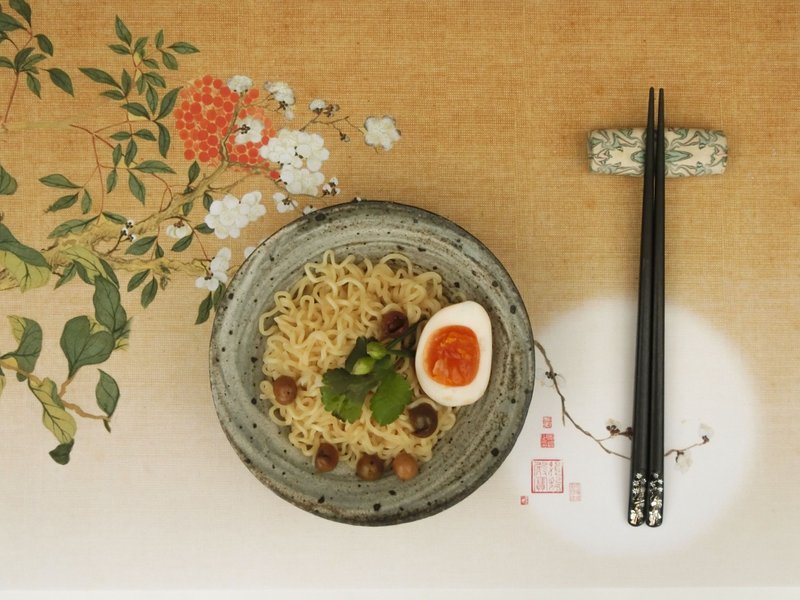 花前月色餐垫 - 餐垫/桌巾 - 防水材质 金色