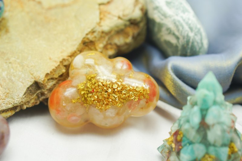 暮色金霭—疗愈系云朵 - 摆饰 - 树脂 黄色