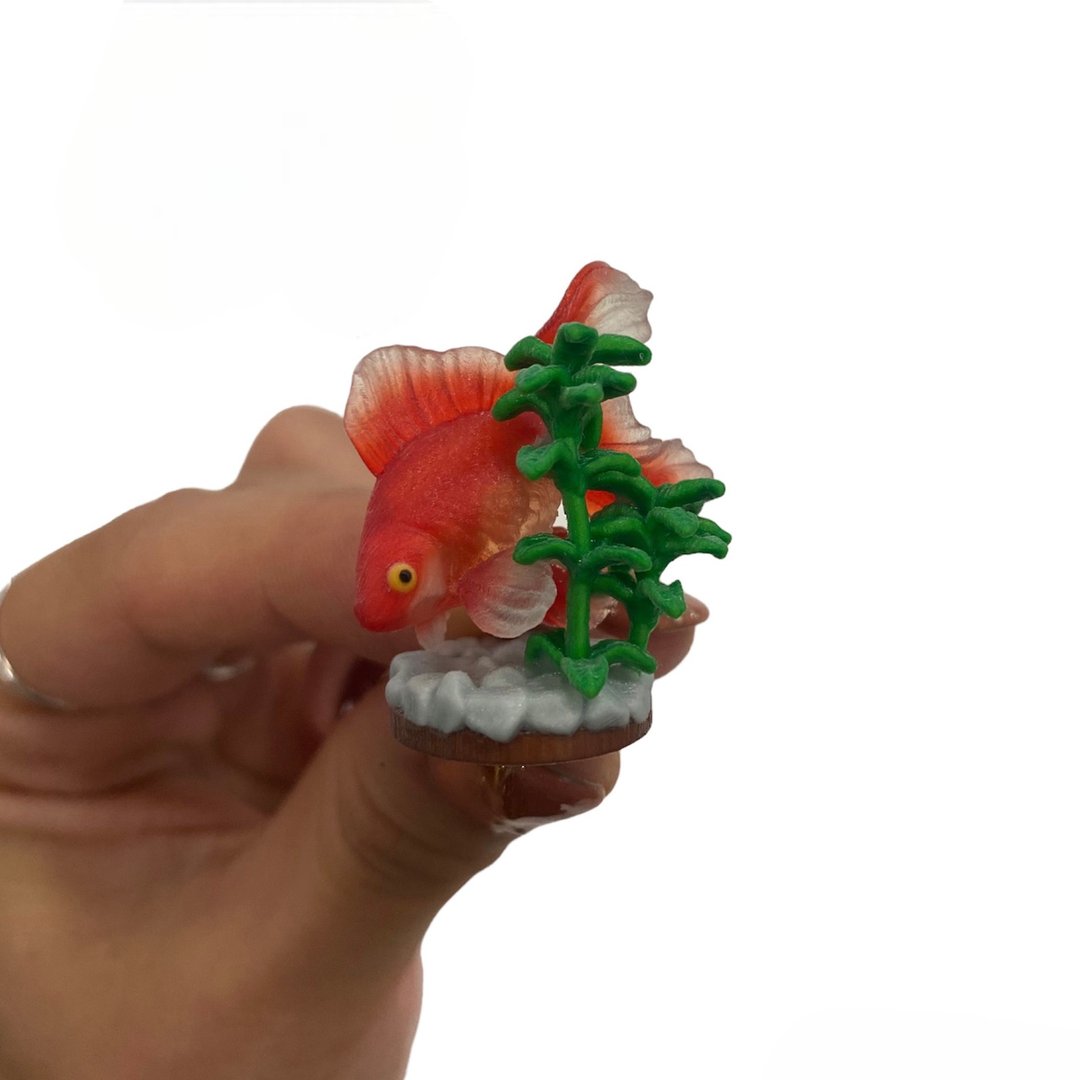clear model goldfish - 玩偶/公仔 - 塑料 