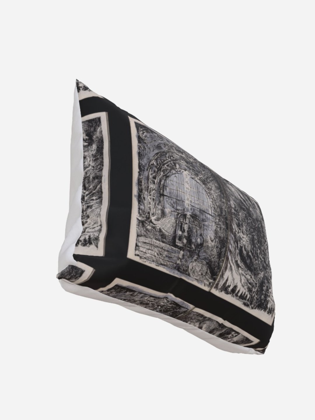 准备好迎接死而复生的亲人 丝枕头套 VEGAN PLANET NOW Silk Sham - 寝具 - 丝．绢 黑色