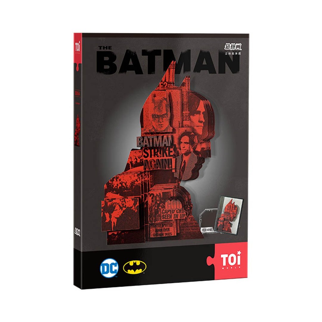 TOi 图益 浮雕悬拼画系列DC【THE BATMAN】赠相框DIY动漫插画桌游 - 拼图 - 纸 