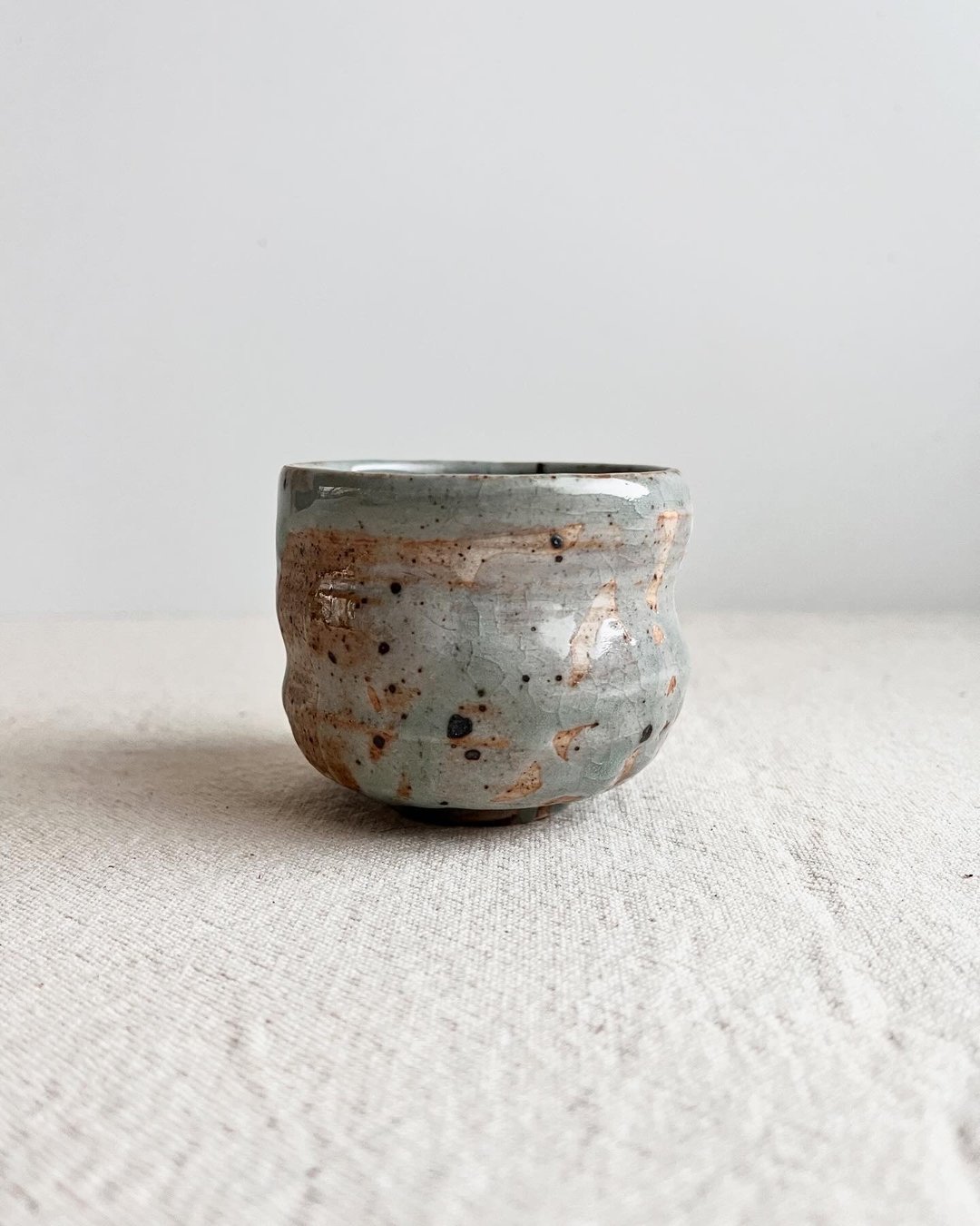 蓝灰天 茶杯 一零零 | 陶器皿 - 茶具/茶杯 - 陶 蓝色