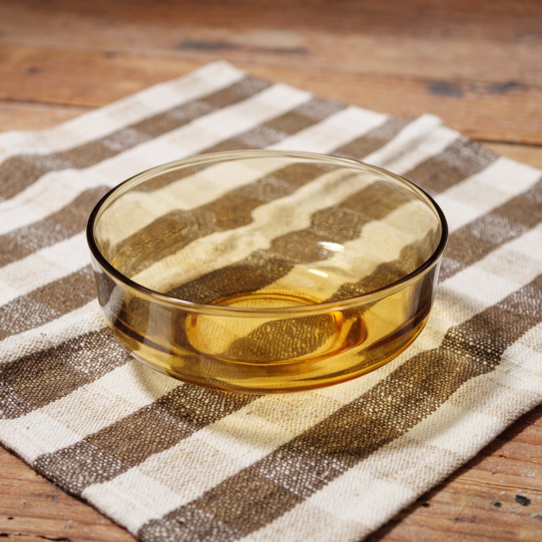 amber glass dish - 碗 - 玻璃 