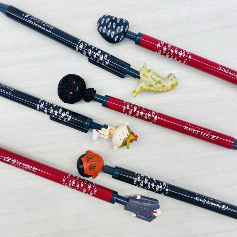 国美馆衍生文创小物 陌默 公仔原子笔 - 圆珠笔/中性笔 - 其他材质 黑色