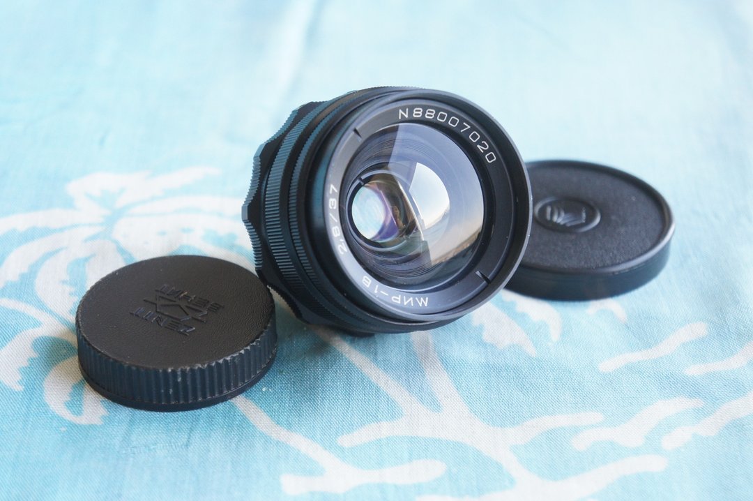 MIR-1V 37mm f2.8 镜头 M42 Zenit Praktica 相机 Flektogon Micro 4/3 - 相机 - 其他材质 