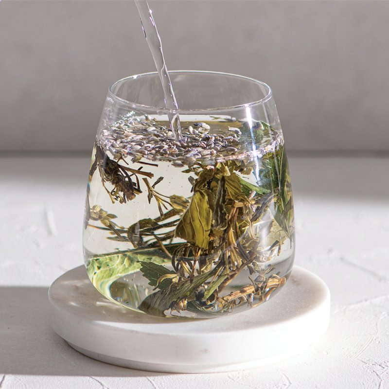 【安神助眠】夜薰衣花茶5入礼盒 无咖啡因花草茶 毕业礼 伴手礼 - 茶 - 植物．花 紫色