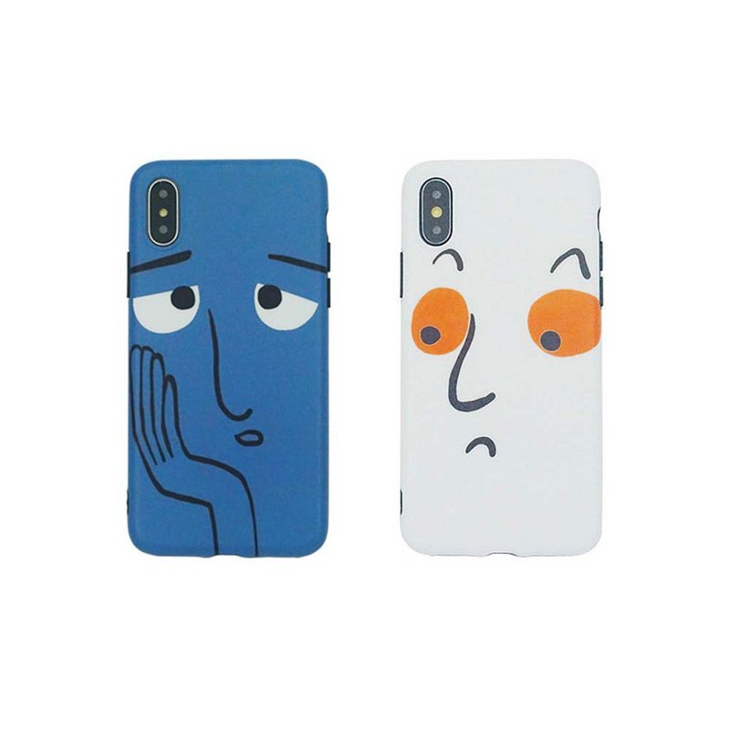 草稿 磨砂全包手機殼軟殼iPhone7/8/Plus/X/Xs/Xr/MaxEmoji系列 - 手机壳/手机套 - 其他材质 多色