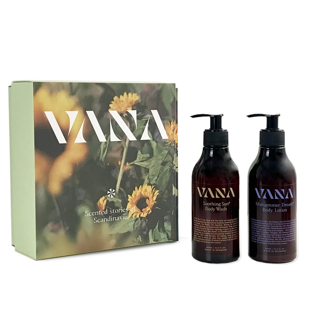 VANA 香氛身体洗沐保养二入礼盒 - 沐浴露&身体乳 - 沐浴用品 - 其他材质 透明