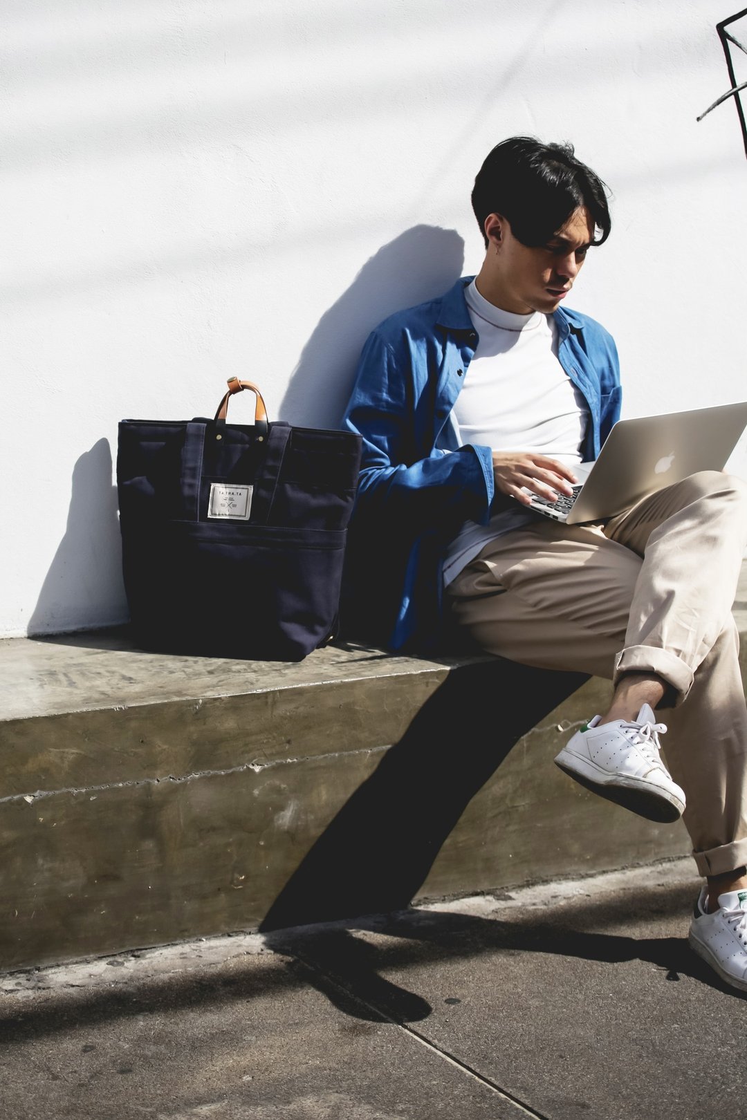 Swift charcoal backpack : navy - 后背包/双肩包 - 其他材质 蓝色