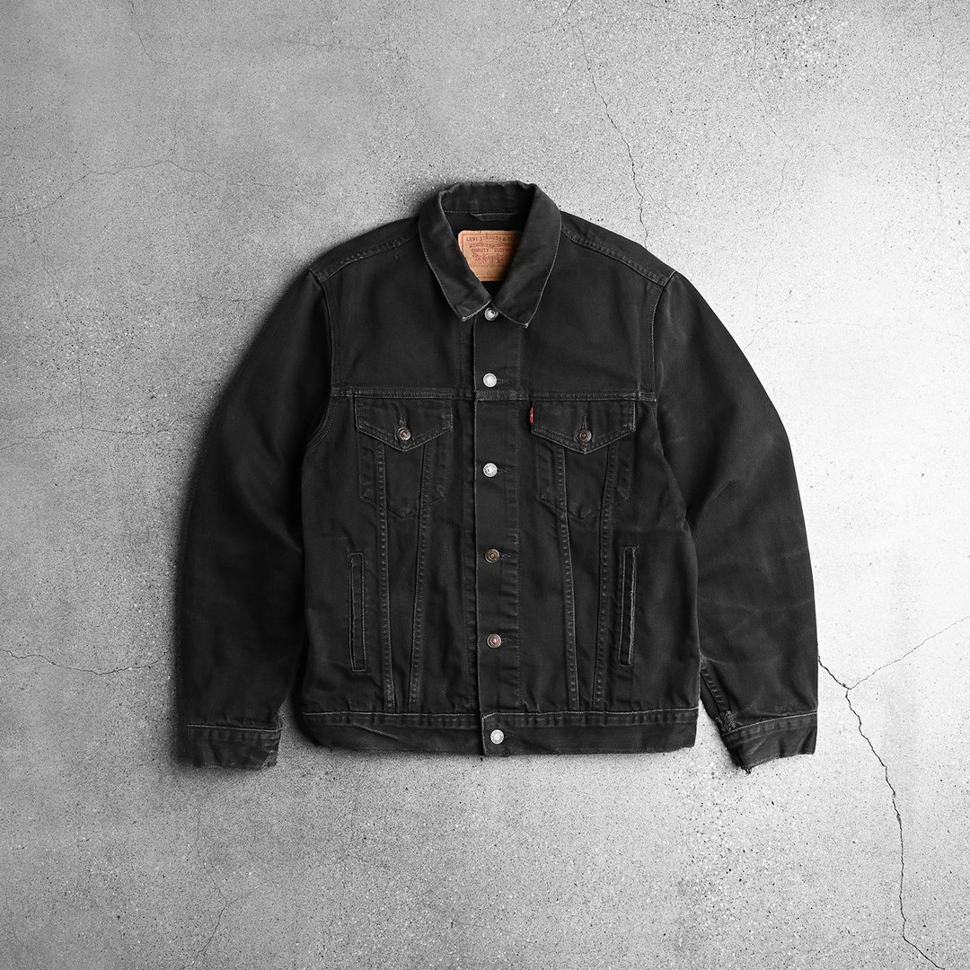 Levi's 美式牛仔外套 / 古着 Vintage - 男装外套 - 其他材质 黑色