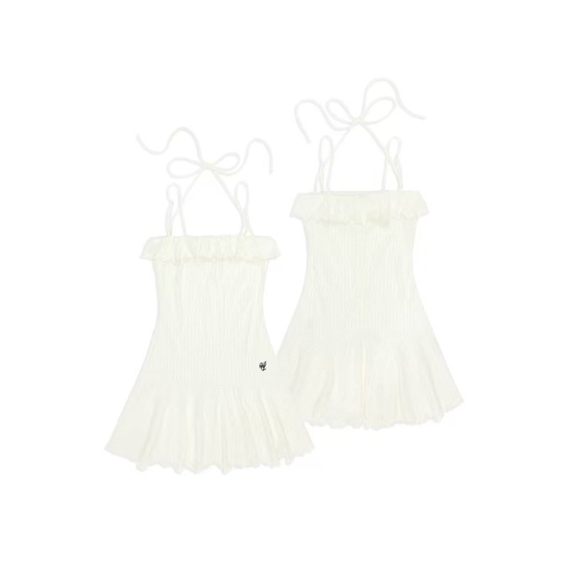 WENDYLOVE | 栀子花洋装 弹性材质 甜美可爱 - 洋装/连衣裙 - 其他材质 