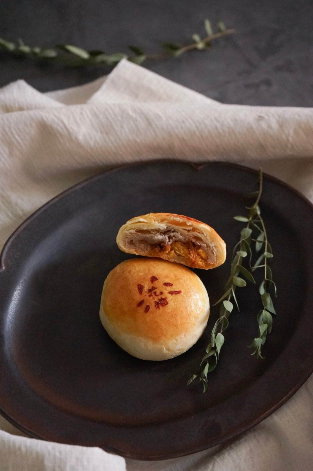 【中秋限定课程】花猫Q 饼 + 黄金蛋黄酥 - 美食 - 新鲜食材 