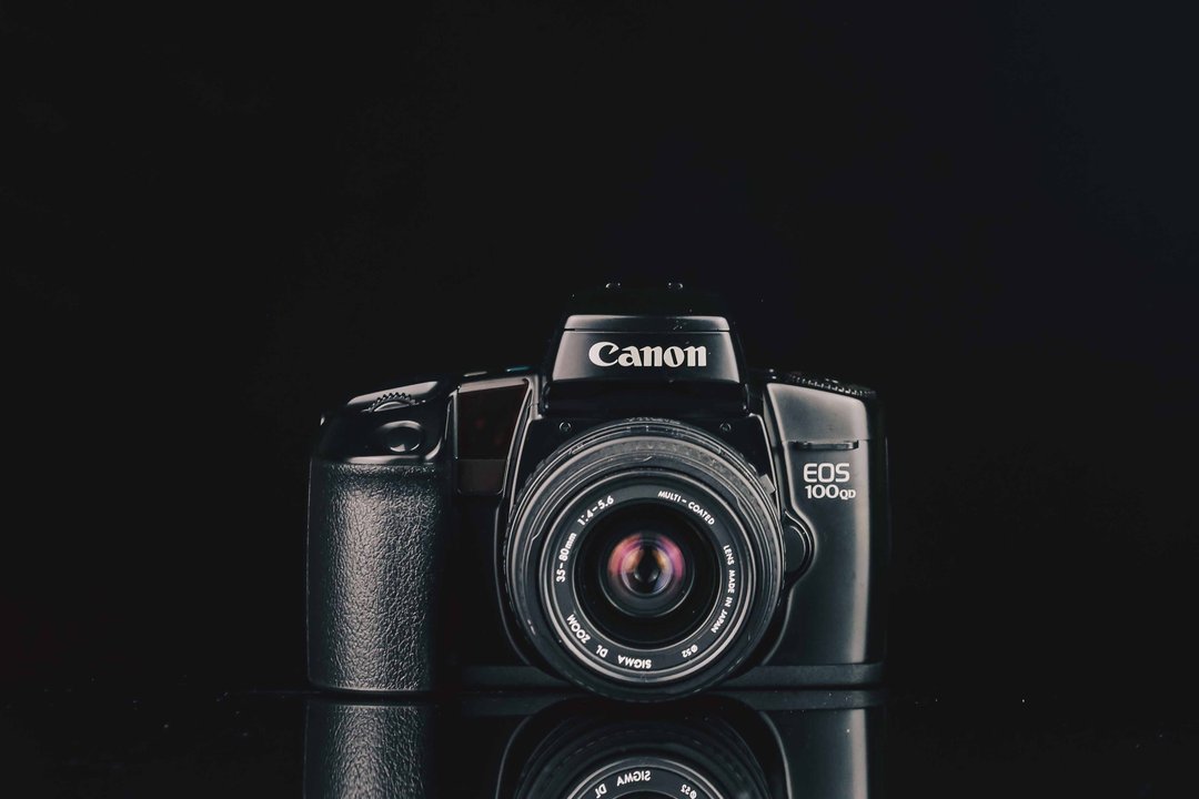 Canon EOS 100QD+SIGMA 35-80mm F=4-5.6 #7050 #135底片相机 - 相机 - 其他金属 黑色