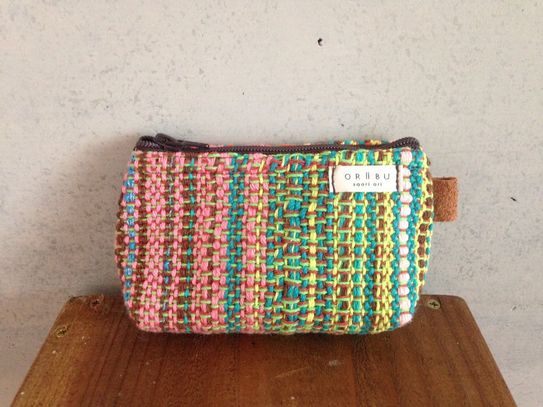Gusseted coin case E - 零钱包 - 棉 多色