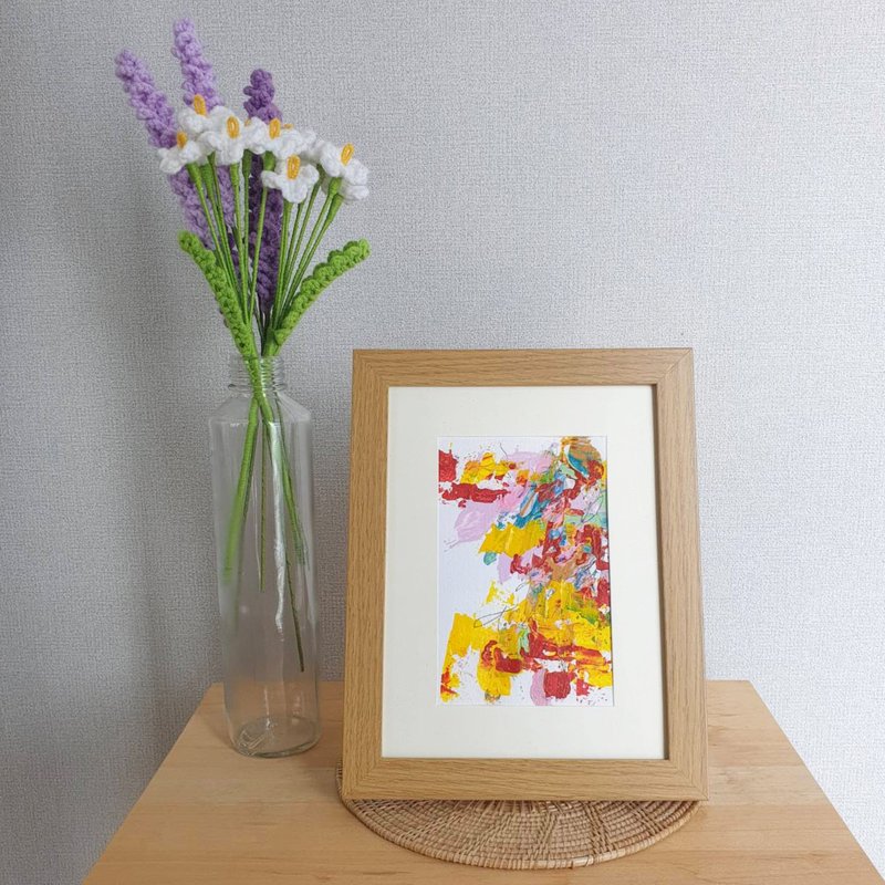 Cliffhanger - Abstract on paper with frame - 画框/相框 - 其他材质 