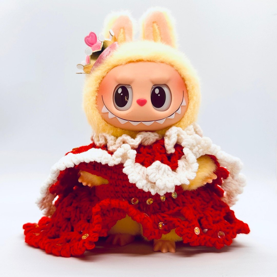 Labubu 皇家女王服装钩针图解 PDF - 手工艺教程/工具书 - 其他材质 