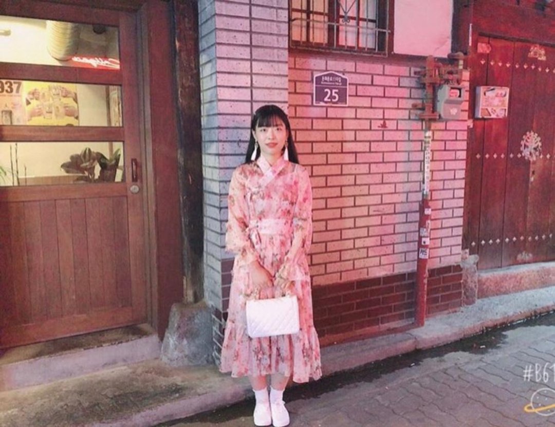 【优惠 】心跳事 │韩风 粉红少女│生活韩服 - 洋装/连衣裙 - 聚酯纤维 粉红色