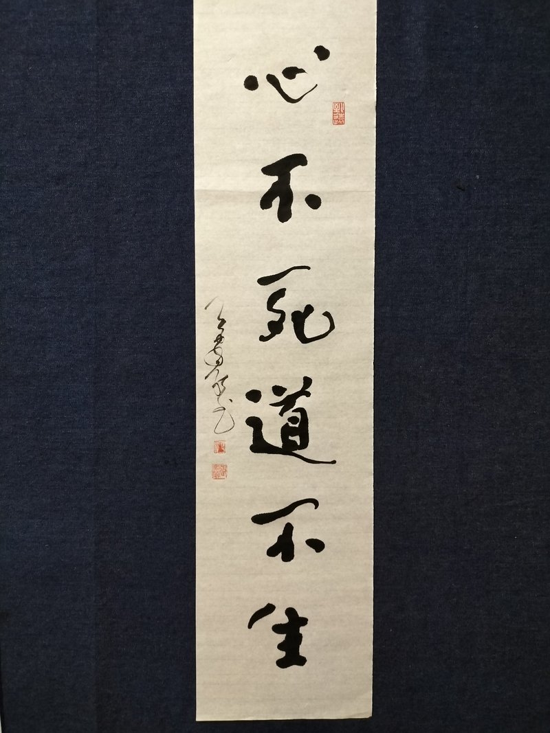 心不死道不生  随意楷  未裱 - 墙贴/壁贴 - 纸 白色