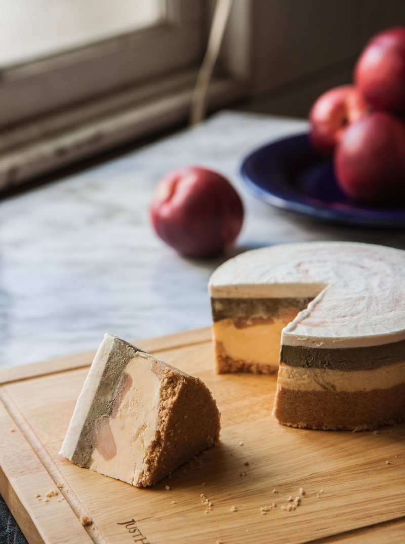 蜜桃子焙茶塔 - 咸派/甜派 - 新鲜食材 粉红色