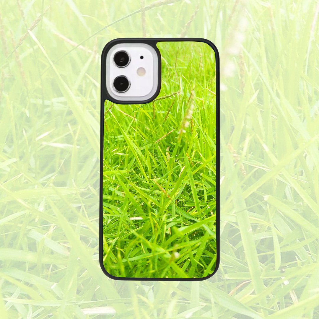 客制手机壳 iPhone 14 13 12 11 Pro手机壳三星 草地S1 - 手机壳/手机套 - 塑料 黑色