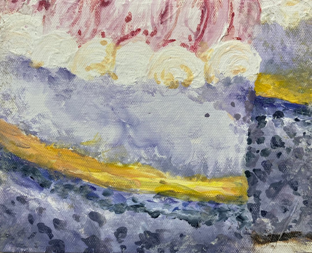 (孕期)想吃但不能吃-4/手绘原画 - 其他 - 颜料 紫色