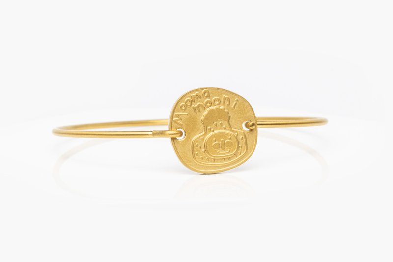 Klasse14 x TopbananaX Mooma Mooni 手镯 - 手链/手环 - 不锈钢 金色