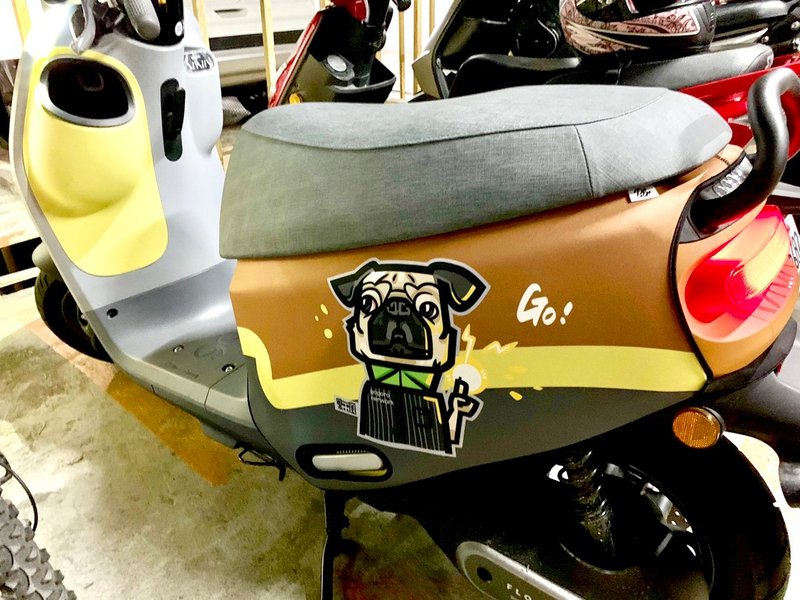 电池巴哥(棕黄) gogoro系列车套 防刮车套 - 其他 - 聚酯纤维 橘色