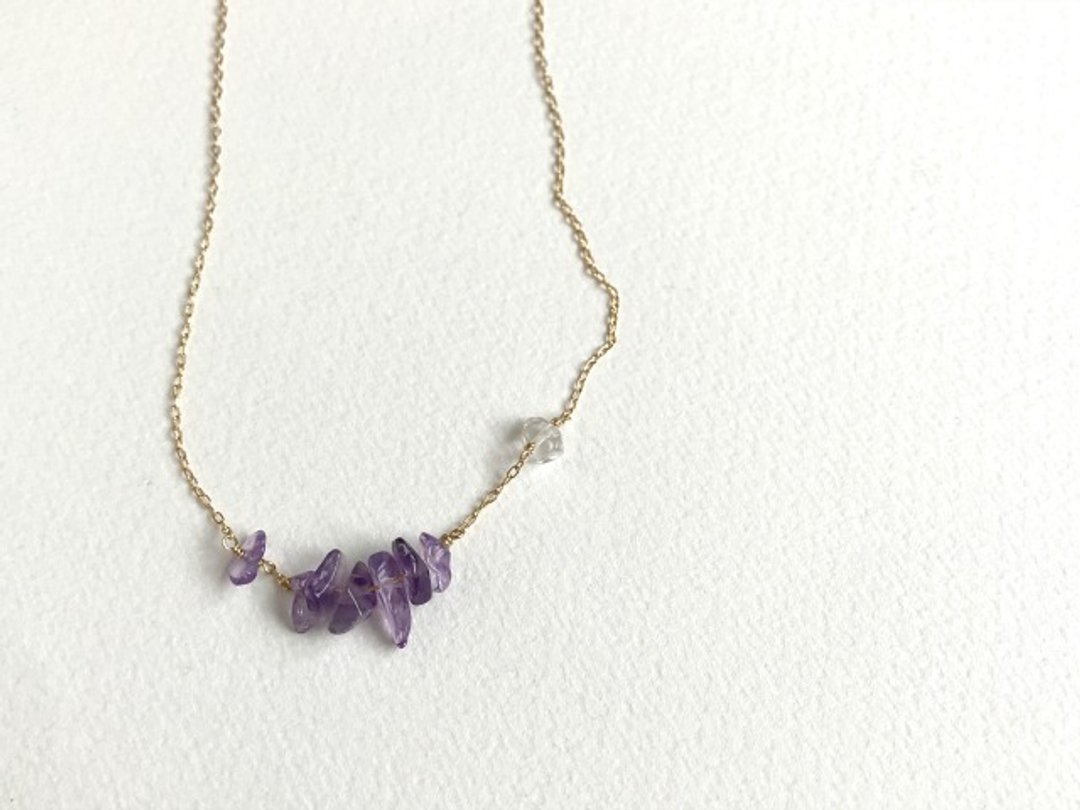 ℉（necklace） - 项链 - 宝石 紫色