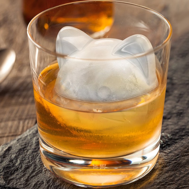 【新品上市】Cool Cat 酷猫制冰盒 - 厨房用具 - 硅胶 白色