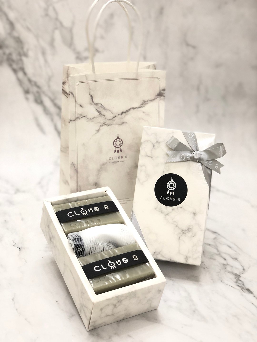 【空盒包装加购】2入礼盒加购+缎带+提袋 (不含手工皂) - 包装材料 - 纸 多色