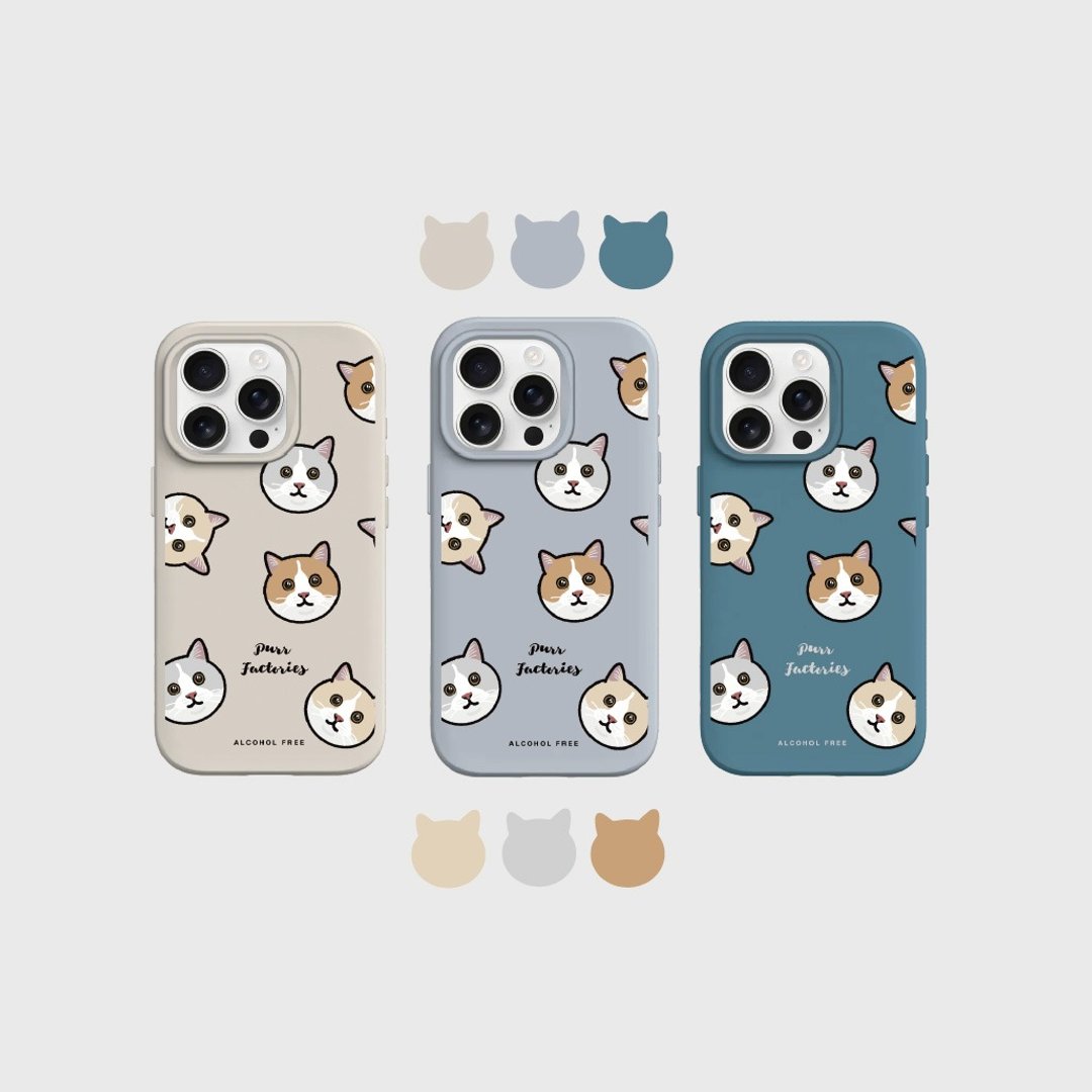 【Purr Factories 喵喵制造所】犀牛盾 一体成型 手机壳 MagSafe - 手机壳/手机套 - 其他材质 多色
