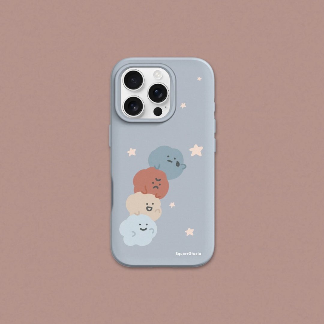 SolidX强化吸震缓冲防摔手机壳∣方坊系列/摘星星 for iPhone - 手机壳/手机套 - 塑料 多色