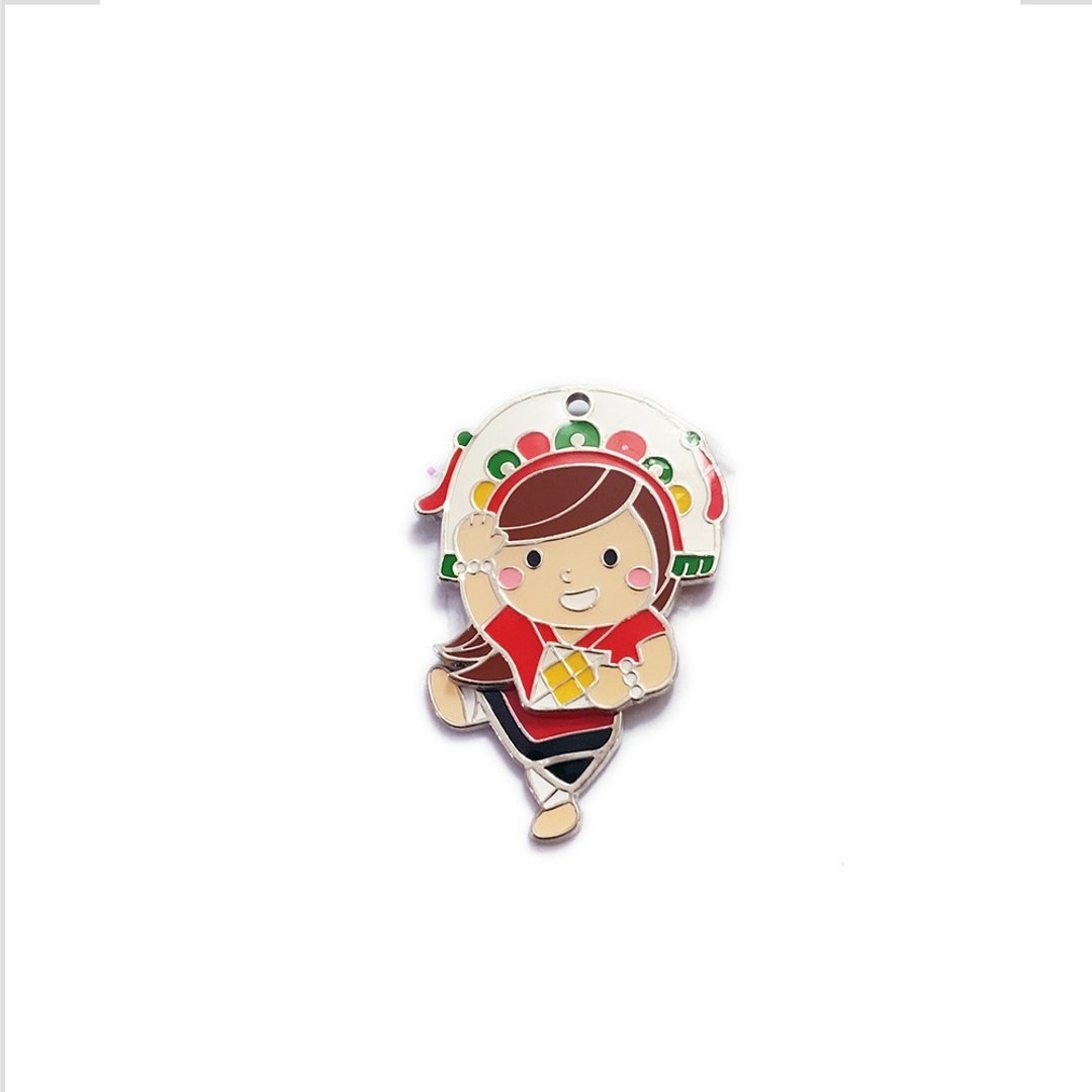 Ruyi 趣玩台湾冰箱贴/磁铁－台湾原住民－阿美族 - 冰箱贴/磁贴 - 其他金属 银色