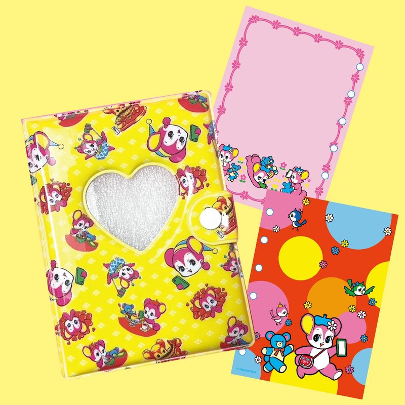 复古女孩贴纸收集册 活页夹与离型纸内页组 黄色 手账素材 - 笔记本/手帐 - 纸 黄色