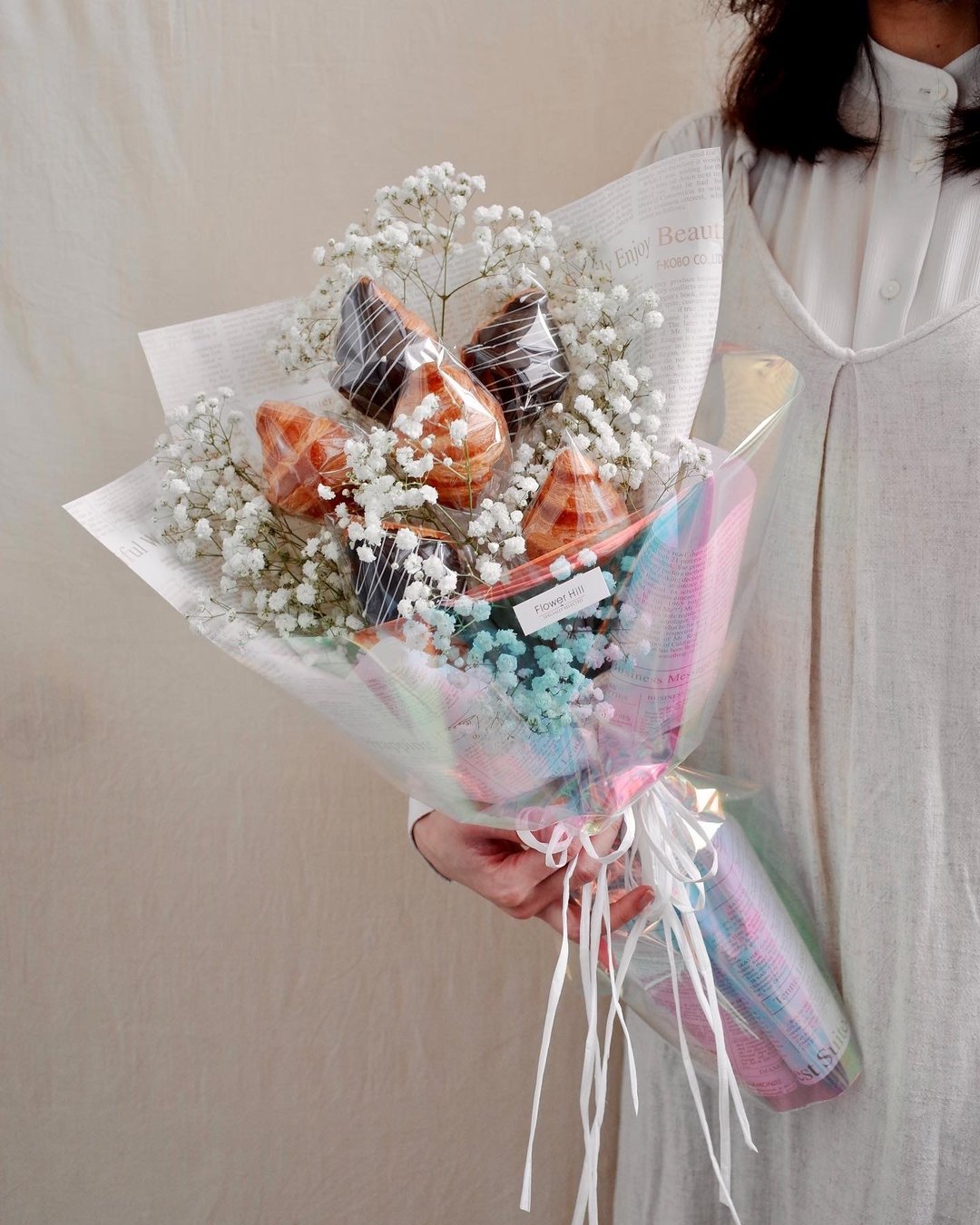 Croissant Bouquet 可颂花束 母亲节花束 情人节花束 零食花束 - 干燥花/捧花 - 植物．花 