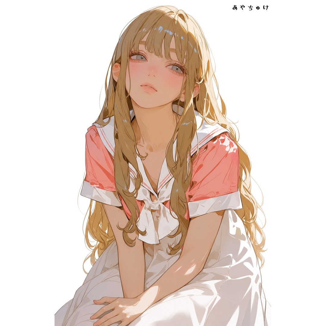 【8 月新款】07-139-0039 人物贴纸 简约夏日女孩 - 贴纸 - 纸 