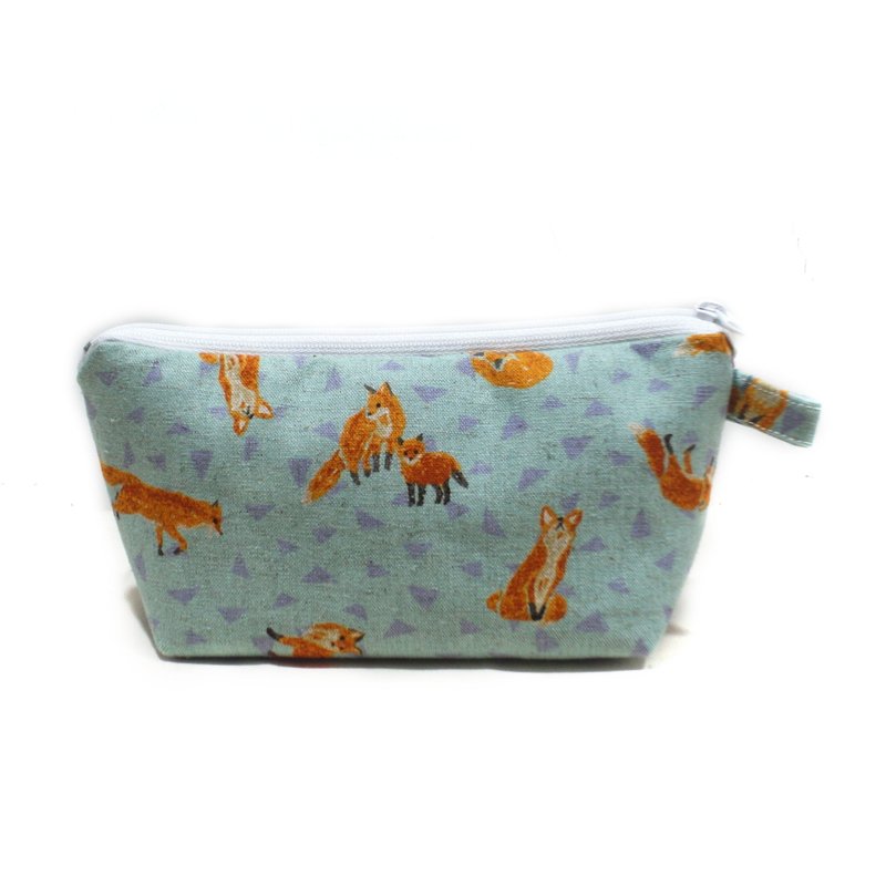 跳跃的狐狸◎笔袋◎MIX - 铅笔盒/笔袋 - 棉．麻 白色