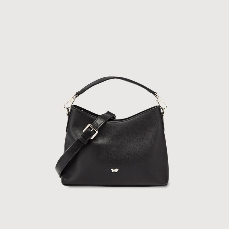 【免费升级送礼包装】萝拉-M 小斜背包-黑色/BF855-25-BK - 侧背包/斜挎包 - 真皮 黑色