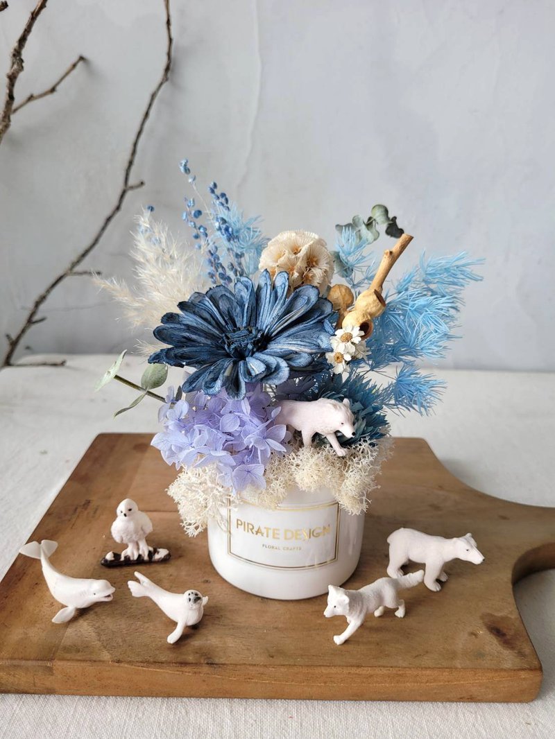 【在线】掌心上的海洋。手作材料包+精油+教学影片 - 植栽 - 植物．花 蓝色