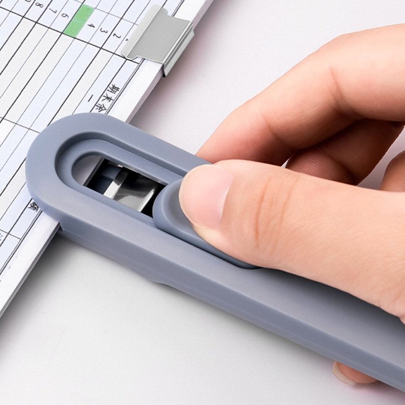 得力Deli NU SIGN非钉书机/NS085-A/蓝色/绿色/白色/附8枚针 - 其他 - 塑料 蓝色