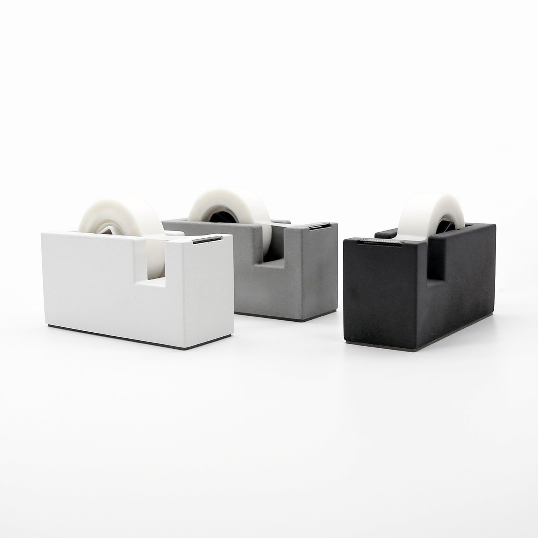 Aroma TAPE Dispenser I 水泥扩香胶台 I 文具 I 附精油+胶带－ - 笔筒/笔座 - 水泥 灰色