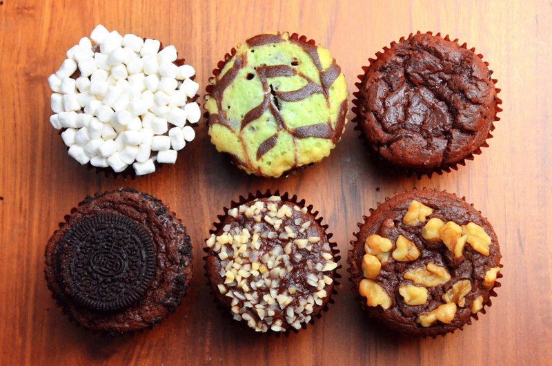 【桃德先生手工布朗尼专卖】综合杯子布朗尼 - 蛋糕/甜点 - 新鲜食材 咖啡色