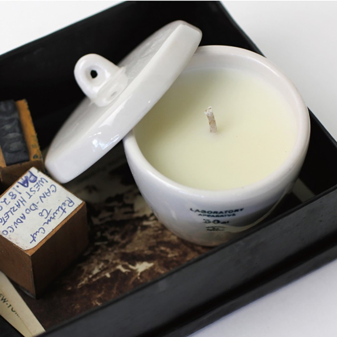 SCIENTIFIC CANDLE 50ml 有机纯天然香氛蜡烛 - 香薰/精油/线香 - 瓷 白色