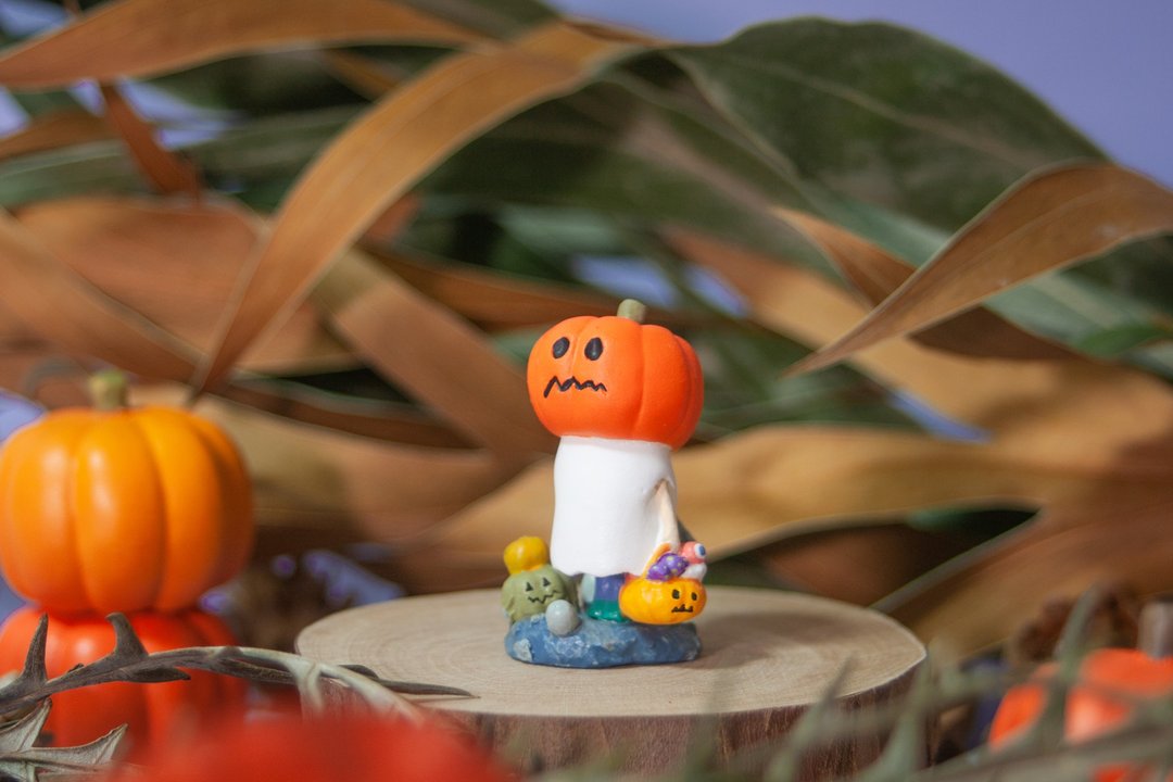 Made to Order-11 / 2 Trick or Treat / Ghost-chan Minifigure -Halloween Collection- - 玩偶/公仔 - 塑料 橘色