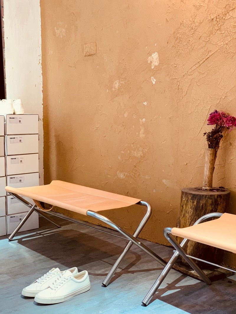 【梁絮皮艺】真皮 牛皮长椅/牛皮/简约/舒适/长椅/亲肤 - 椅子/沙发 - 真皮 